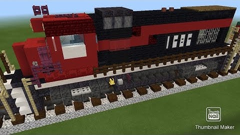 Minecraft Cincinnati Eastern GP15 Locomotive Tutorial