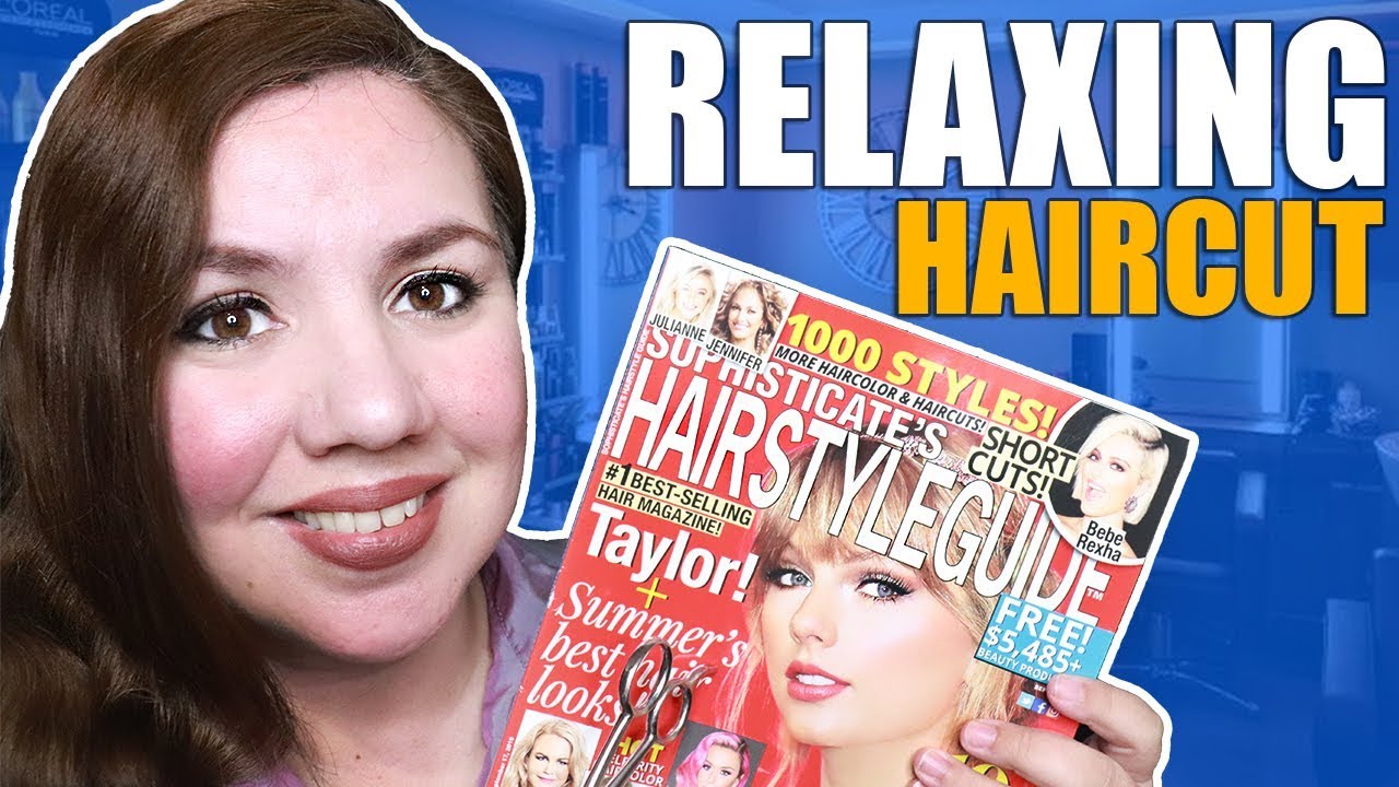 ASMR: Relaxing Haircut to Sleep ✂️  REAL SOUNDS Brushing, Scissors, Shampoo ✂️  ASMR Jonie