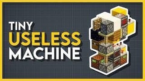 How to make another useless machine in minecraft PE