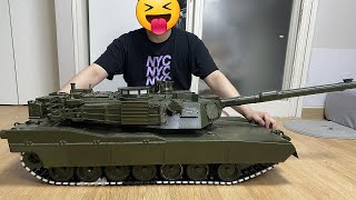 M1A2 Abram Tank 1/9 : 3D printed RC tank.
