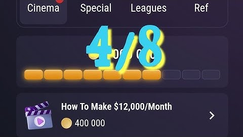 How To Make $12,000/Month 4 Aug Tap Swap Watch Daily Video Code  | Tapswap New Code Today? 4 Aug .