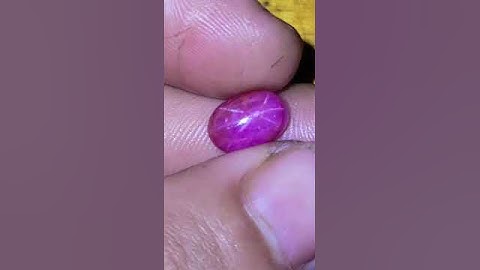Star Ruby Yên Bái #gemstone #ruby
