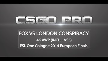 fox vs London Conspiracy [ESL One Cologne 2014 European Finals]