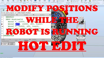 HOT EDIT - How to modify positions while the robot is running a program