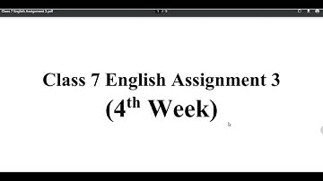 Class 7 Science Assignment Answer || ৭ম শ্রেনি বিজ্ঞান এসাইনমেন্ট উত্তর || Science Assignment