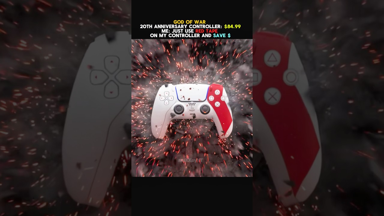 God Of War 20th Anniversary Controller 