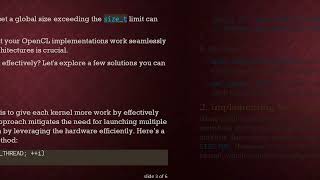Handling More Work-Items Than Sizemax In Opencl Solutions And Workarounds