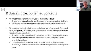Introduction of object-oriented concepts and data structure inheritance in R