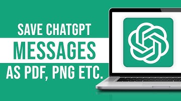 How to Save ChatGPT Conversation as PDF, PNG or HTML File (2024)