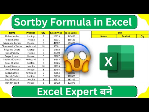 Unlock Excel Sorting Secrets with the SORTBY function