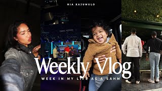 Download Lagu Trying a NEW hairstyle 😭, SOLO Parenting, LA Trip, Shopping \u0026 more! | Weekly Vlog MP3