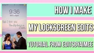 How I Edit: #5 Lockscreen Fan Edit (The Vampire Diaries) screenshot 1