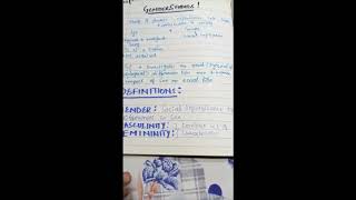 WHAT IS GENDER AND SEX| GENDER STUDIES