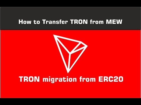 How to transfer trx from myetherwallet to binance