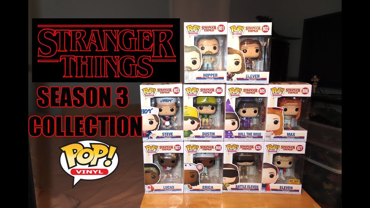 STRANGER THINGS SEASON 3 Funko Pop COLLECTION! Battle Eleven, Will