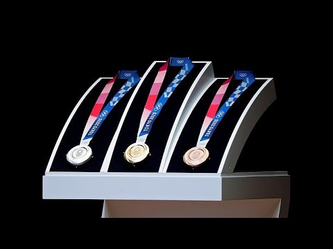 2020 Olympic medals unveiled in Tokyo during 'One Year to Go' ceremony