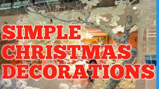 Simple But Elegant Christmas Decorations in Garden Shopping Mall