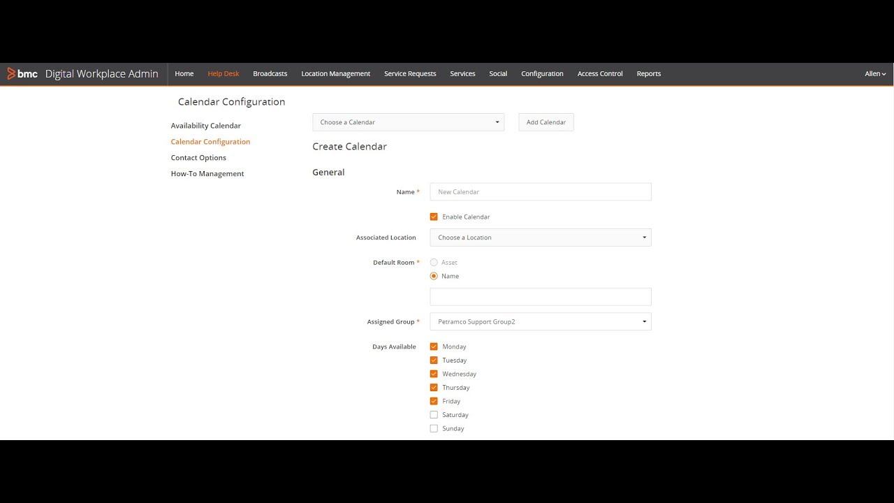Setting Up Help Desk Appointments In Bmc Digital Workplace 19 02