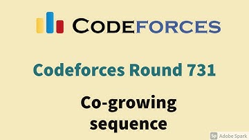 Codeforces round 731 | Co growing sequence | Hint