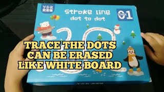 STROKE LINE DOT TO DOT UNBOXING FOR PRACTICE WRITING (TRACE THE DOTS BOOK) | JAYME FAMILY PH