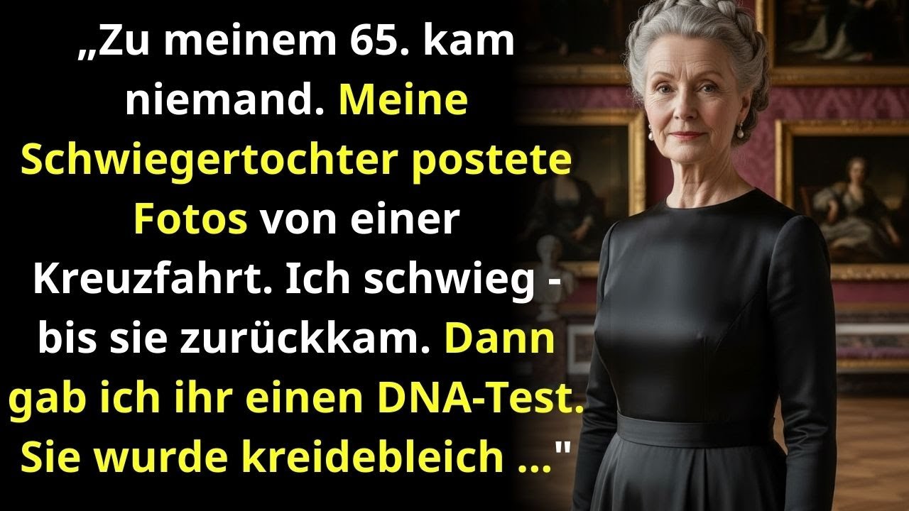 Zu meinem 65. Geburtstag machte ich eine Familienfeier-niemand kam. Dann tat meine Schwiegertochter