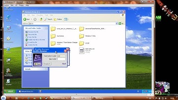 How to change Windows XP Start button text easy (HD)