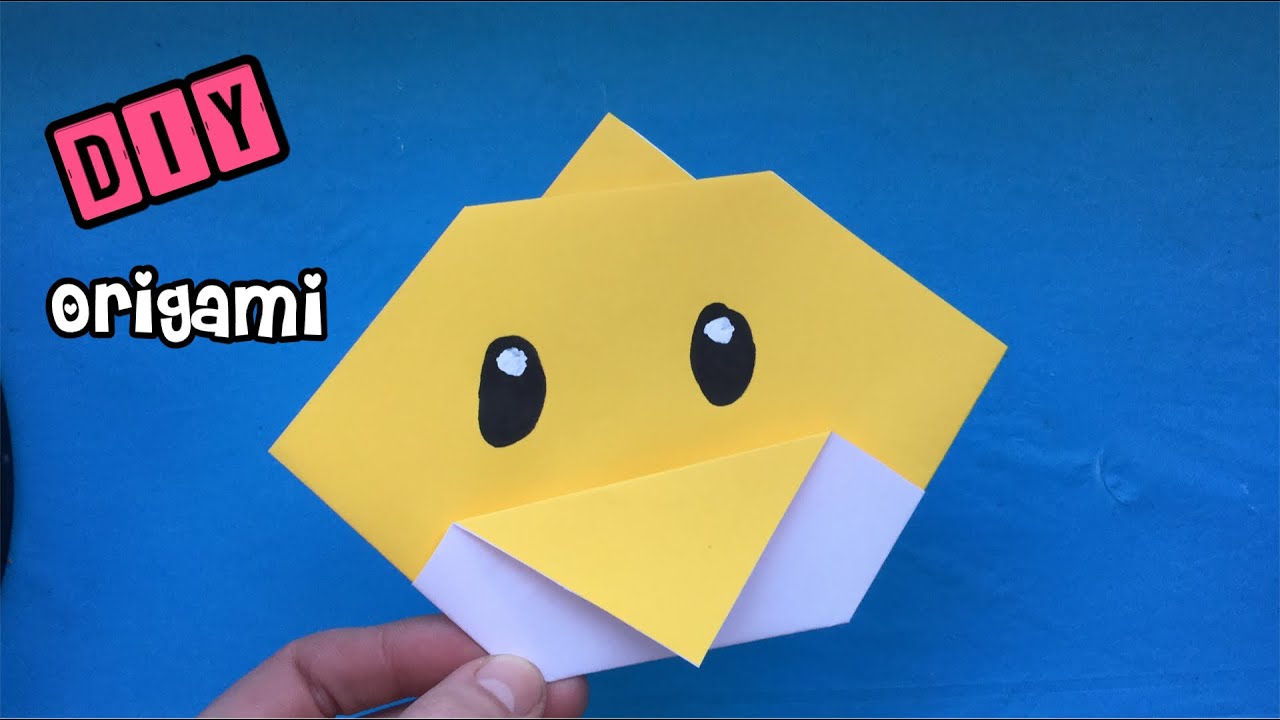 Origami z papieru kaczątko ★ Co można zrobić z papieru ★ Origami