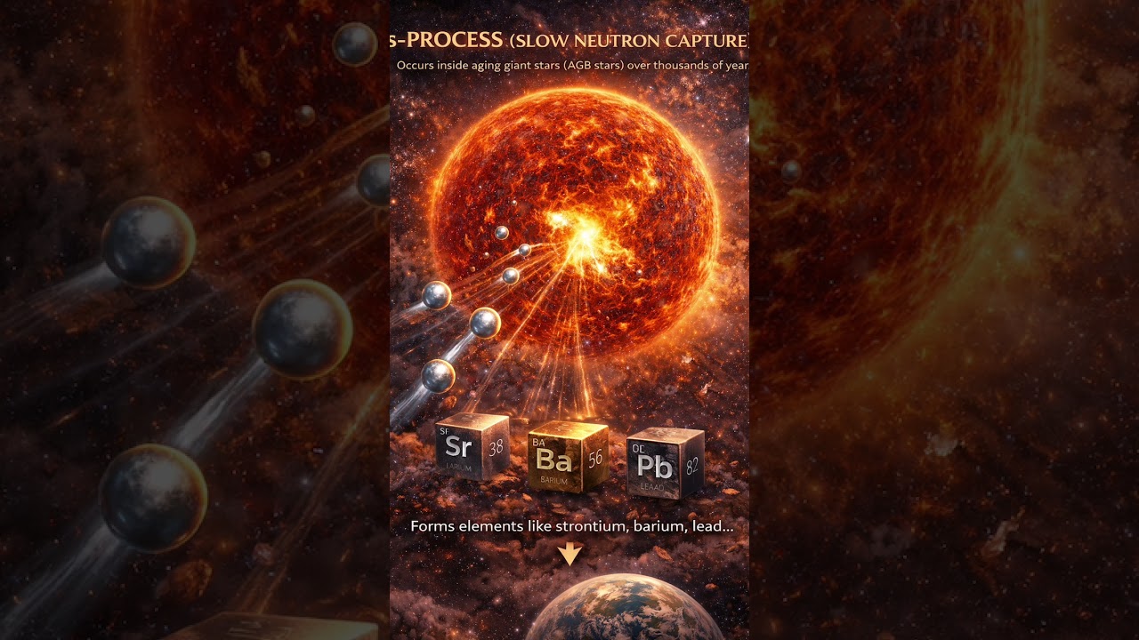 How Stars Forge Heavy Elements: The S-Process Explained
