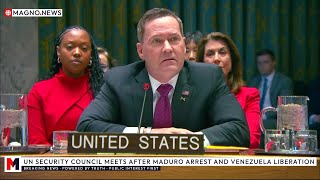 Trumps Ambassador To Un Mike Waltz Speaks About Maduro Arrest And Venezuela Liberation