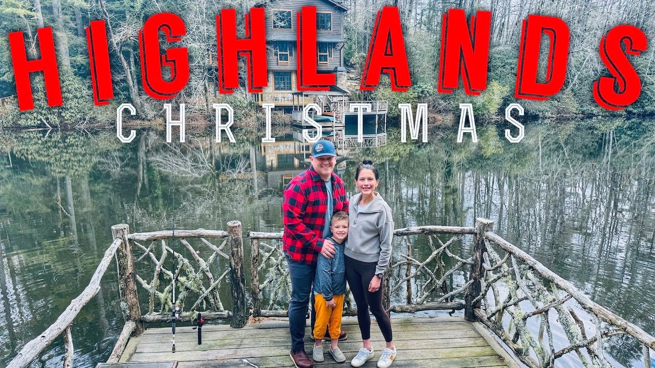Christmas in the Mountains at a Lake Cabin | Highlands NC Hallmark Movie Vibes
