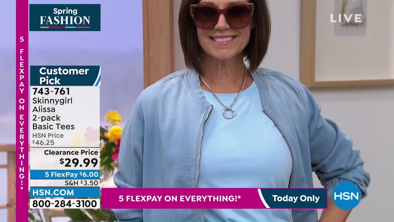 Skinnygirl Alissa 2pack Basic Tees