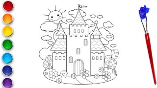 Watch this amazing castle 🏰 come alive with colors for kids