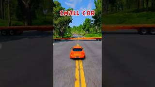 Big & Small Car Vs 30Ft Bumperpull #BeamNG #BeamNGdrive