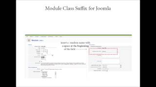 Module Class Suffix for Joomla 1.5