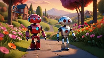Five Little Robots Beep Beep Song | Fun Counting Song for Kids | Robot Nursery Rhyme
