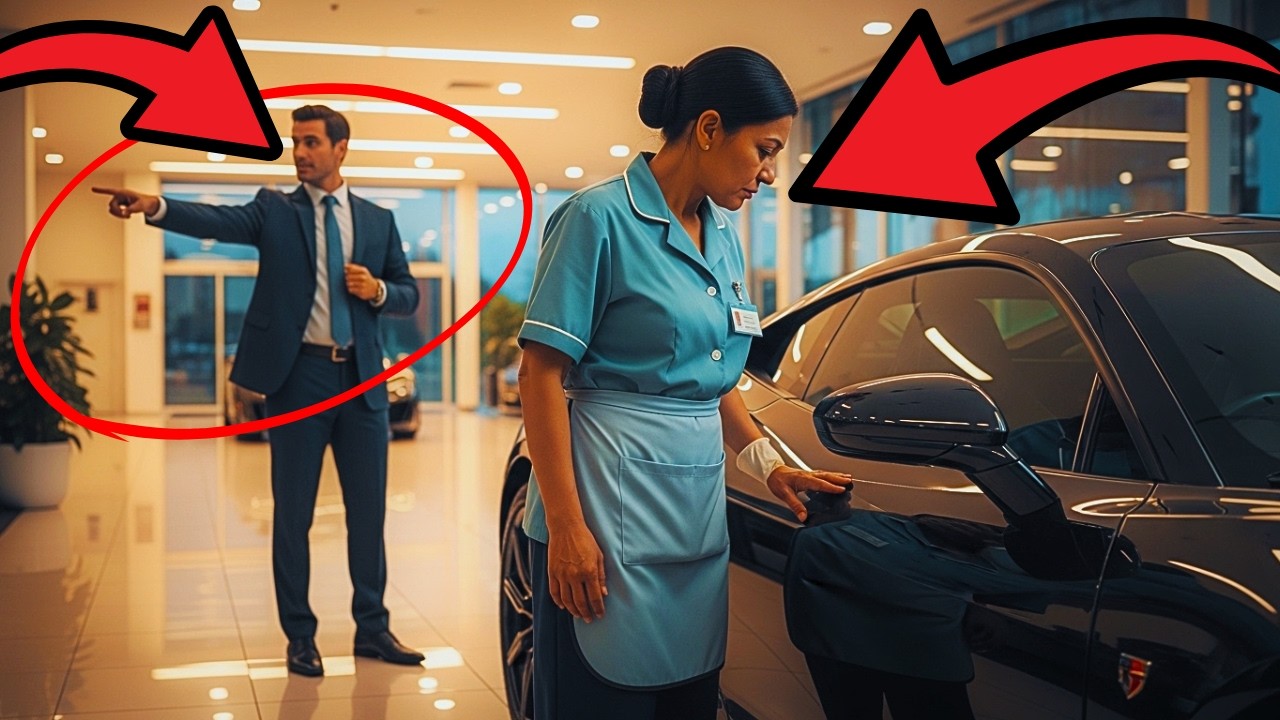 “La cocina está allá”… señora de limpieza quiso pagar coche y un millonario la humilló