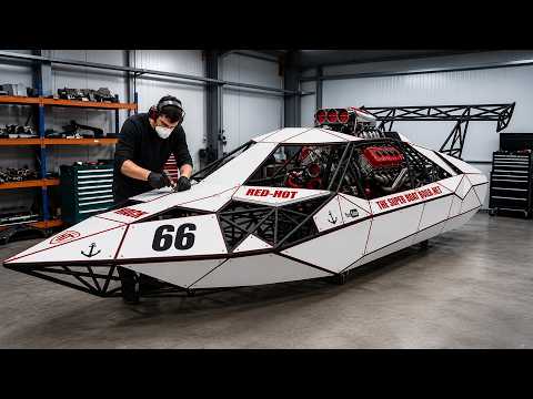 Man Builds a Racing Boat Powered by V8 Engine | Start to Finish by @ThanhSuperBoat