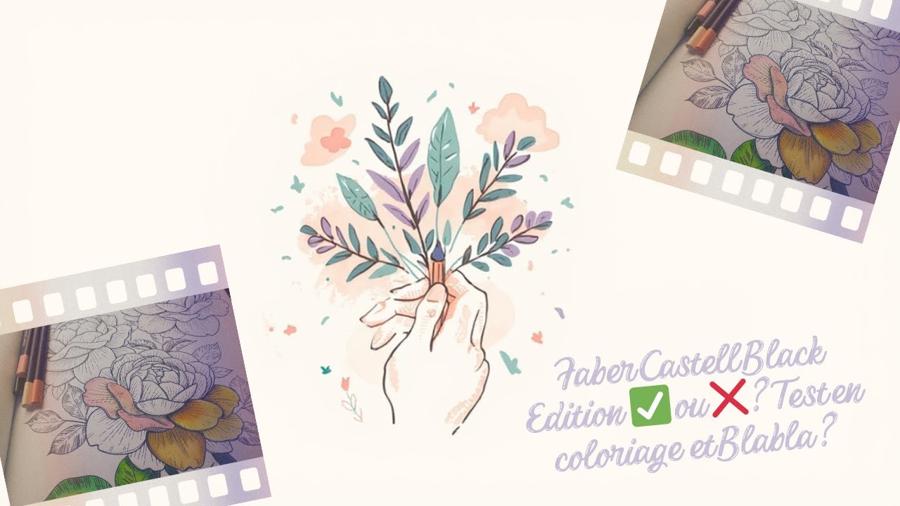 Faber Castell Black Edition  ✅ ou ❌? Test en coloriage 🤔?