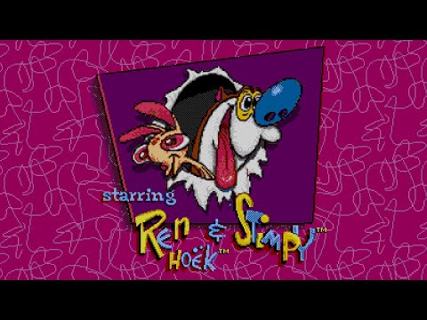 Ren & Stimpy: Stimpy’s Invention / Рен и Стимпи: изобретение Стимпи (SEGA) Full GamePlay