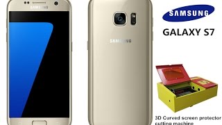 Samsung Galaxy S7 clear 3D curved screen guard designing software screenshot 5