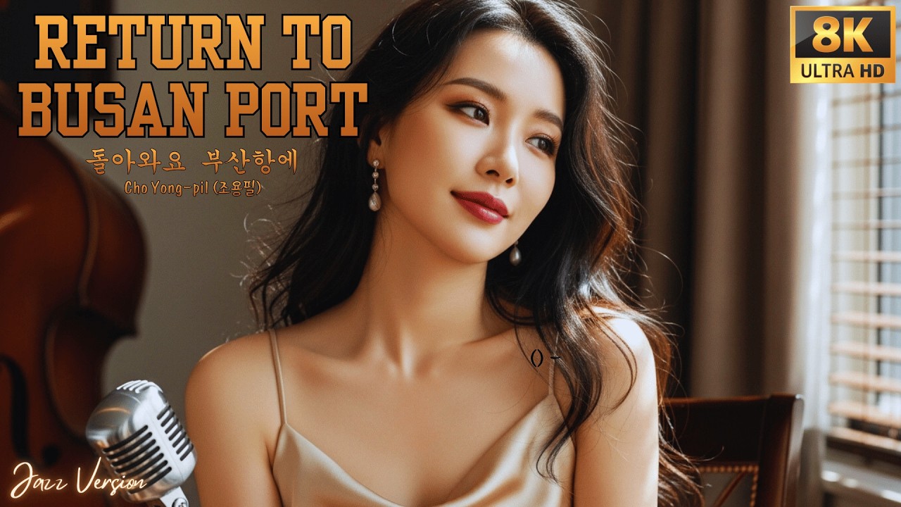 Return to Busan Port 돌아와요 부산항에 - Cho Yong-pil 조용필 - Elegant Slow Jazz Trio | 럭셔리 재즈 연주곡 커버 [8K]