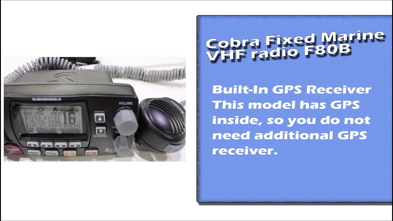 Fixed Marine VHF radio ME F80B