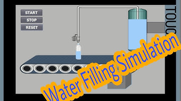 TIA PORTAL simulation of a water filling process [TIA PORTAL | PLCSIM]