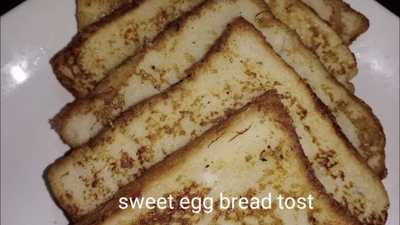 Sweet egg bread tost recipe/अंडा टोस्ट रेसिपी बोहोत कम घी में करें