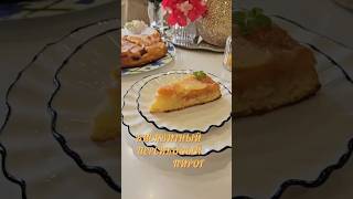 БИСКВИТНЫЙ ПИРОГ С ПЕРСИКАМИ И КАРАМЕЛЬЮ #вкусности #пирог