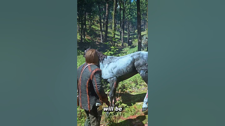 Helping a horse in RDR2 🐴