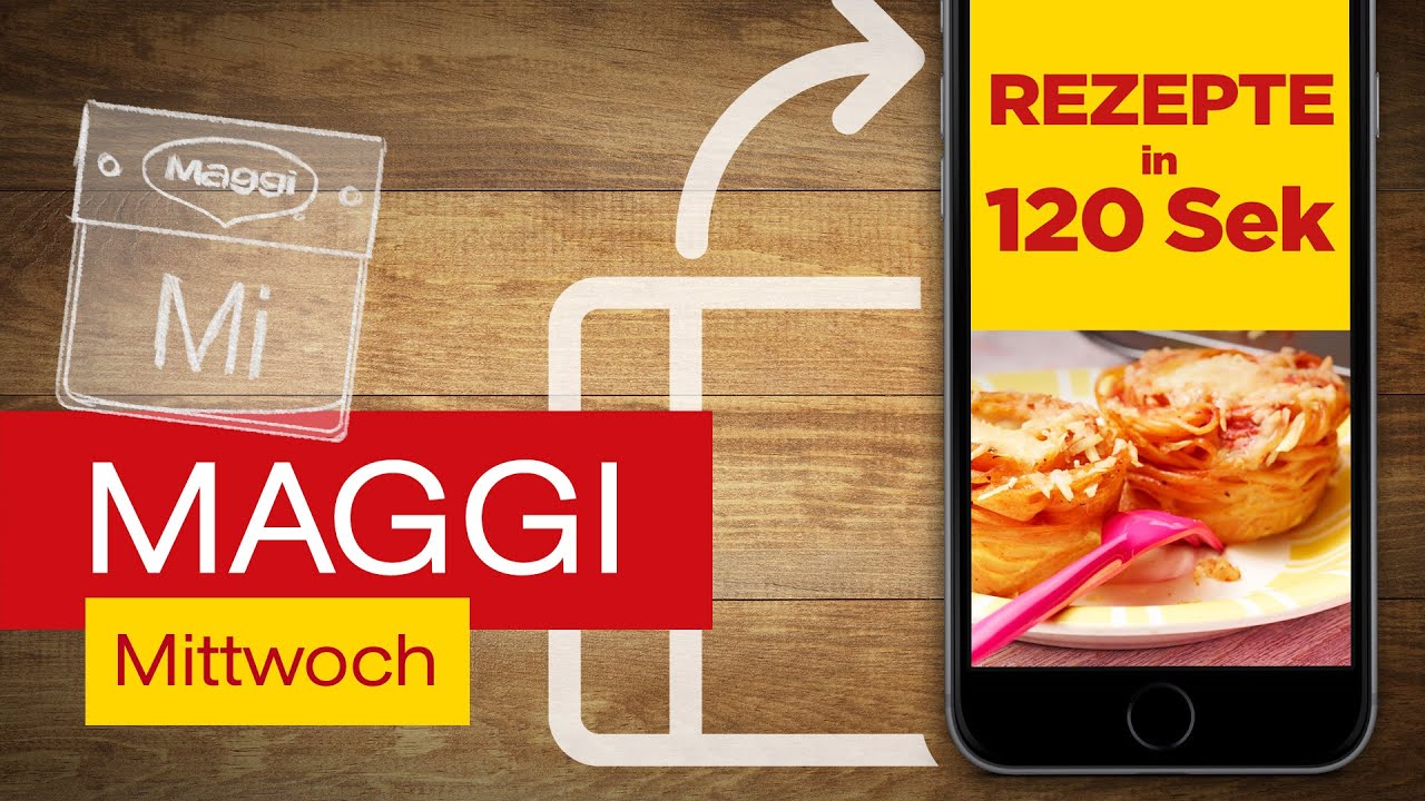 Bunte Nudel Nester | MAGGI Rezepte in 120 Sekunden - YouTube