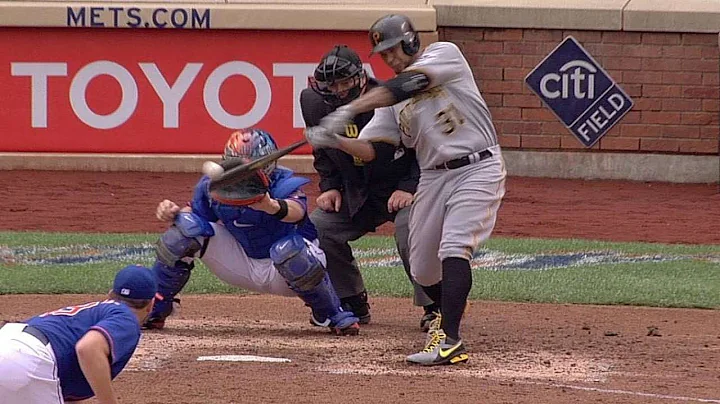 PIT@NYM: Tabata doubles home McCutchen in the fifth