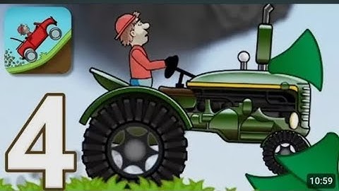 Hill Climb Racing - Gameplay Walkthrough Part 4 - Tractor (iOS, Android)#hillclimbracing #hills #4
