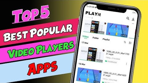 Top 5 Best Video Players For Android|Mx Video Player|Playit| Dhoni Hembram